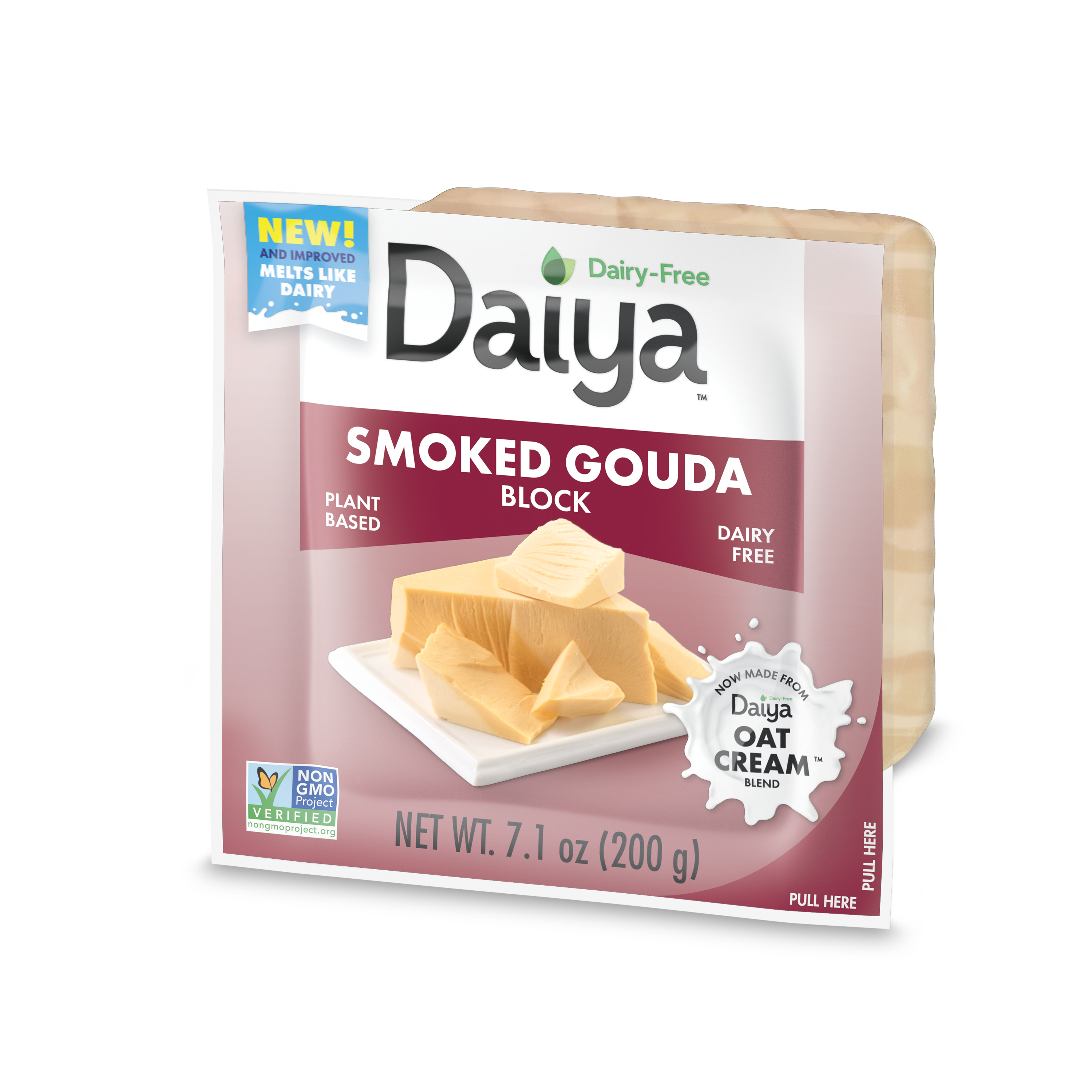 Dairy-Free Smoked Gouda Block