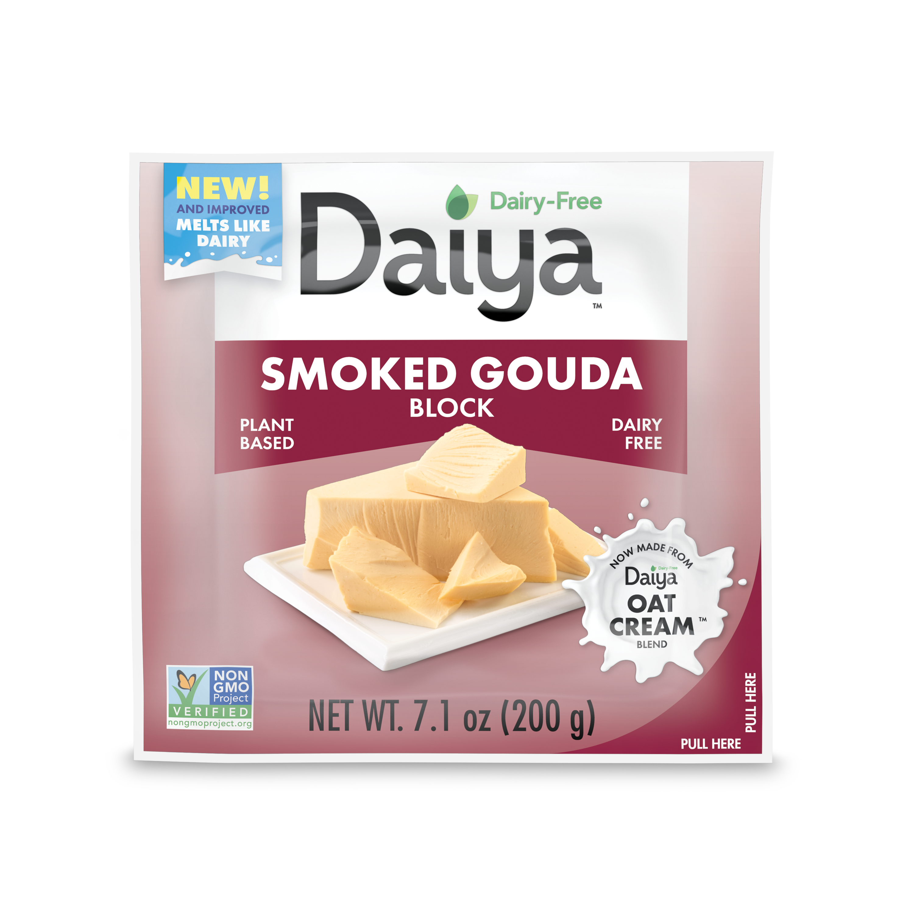 Dairy-Free Smoked Gouda Block